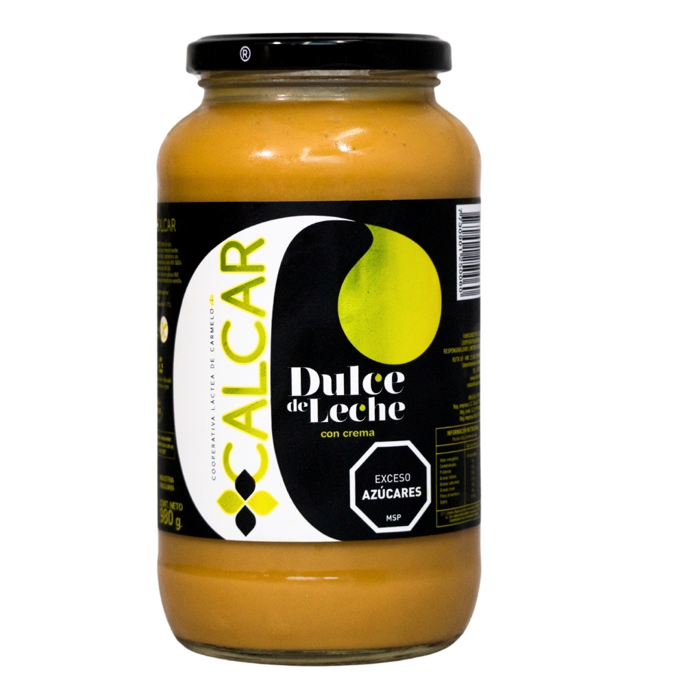 Inicio dulce de leche con crema 980g de vidrio calcar