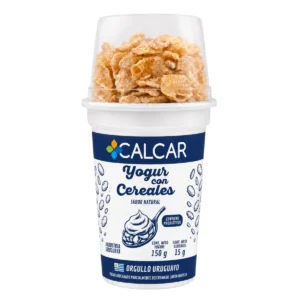 yogur con cereales sabor natural calcar